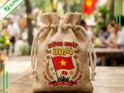 Túi Vải Đay Dây Rút