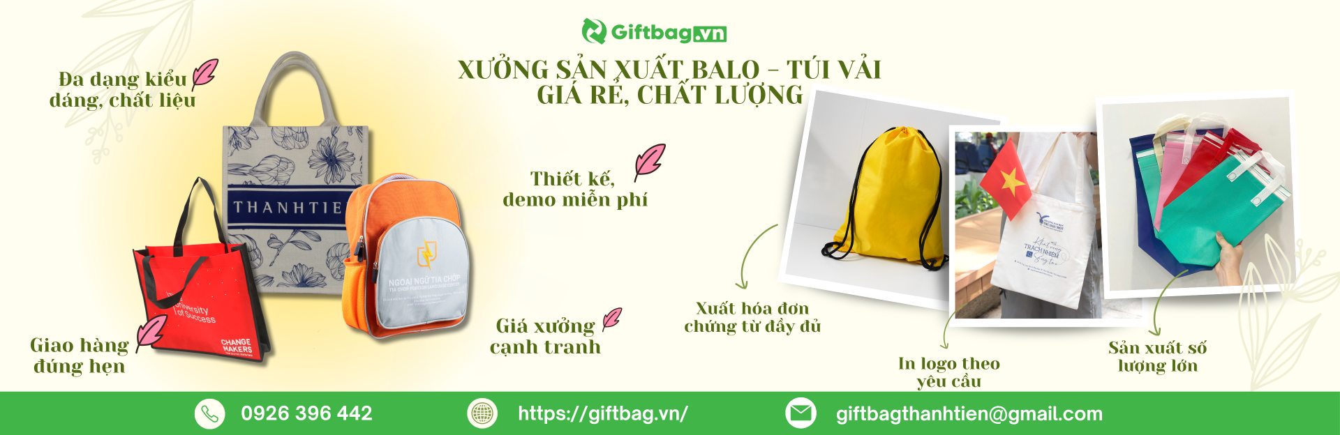 Xưởng may Giftbag