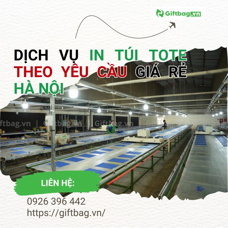 Dịch Vụ In Túi Tote Theo Yêu Cầu Giá Rẻ Hà Nội