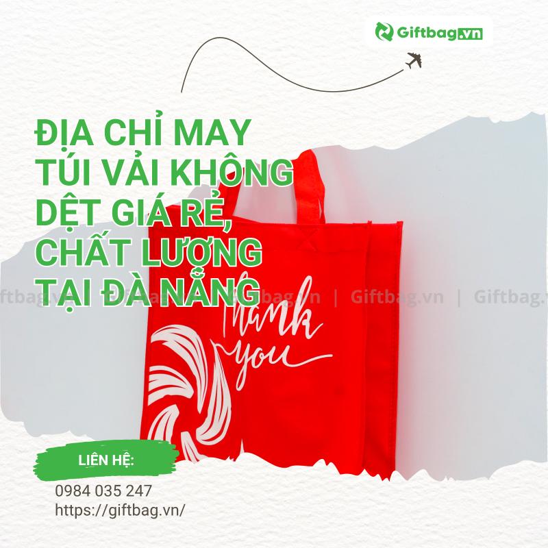 Địa chỉ may túi vải không dệt giá rẻ, chất lượng tại Đà Nẵng