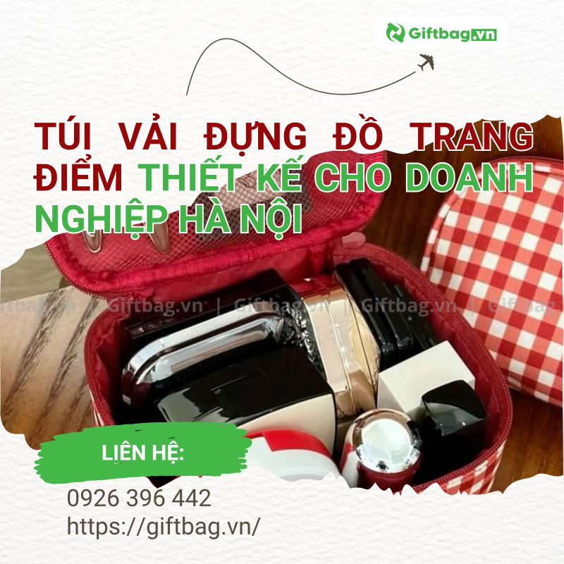Túi Vải Đựng Đồ Trang Điểm Đẹp, Tiện Lợi – Nhận May In Logo Theo Yêu Cầu