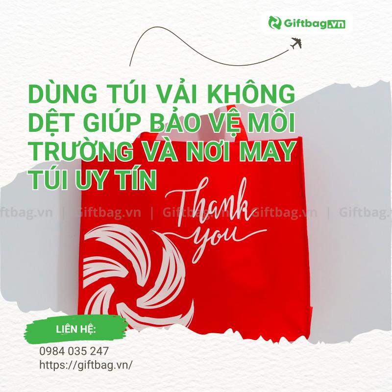 Lý Do Dùng Túi Vải Không Dệt Giúp Bảo Vệ Môi Trường? 