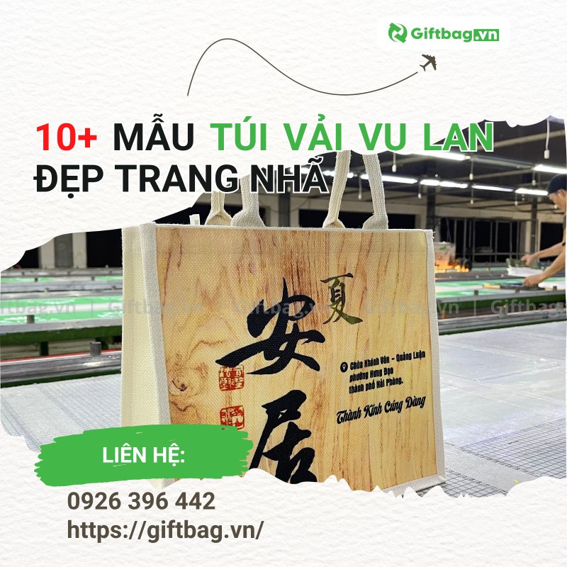 10+ Mẫu Túi Vải Vu Lan Đẹp Trang Nhã