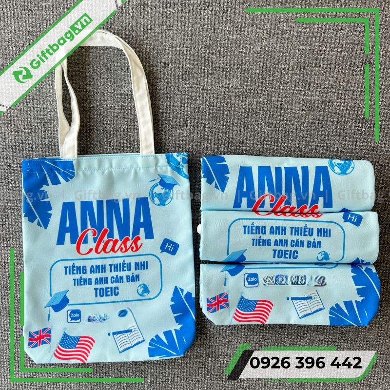 Túi Canvas Trung Tâm Anh Ngữ