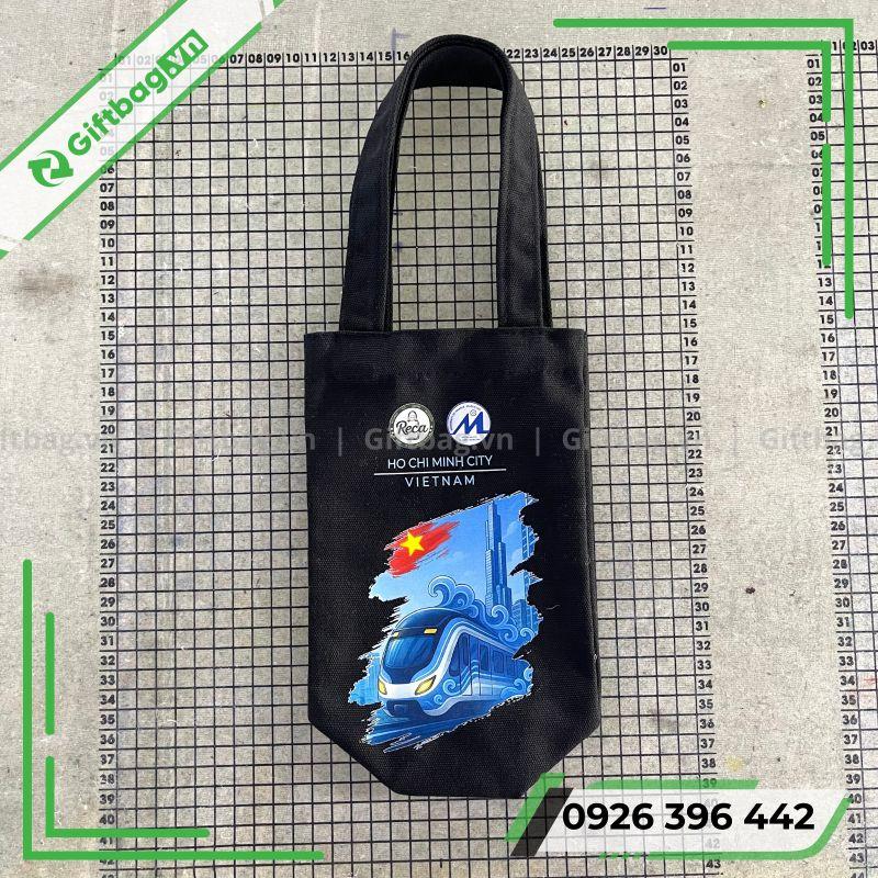 Túi Vải Đựng Bình Nước