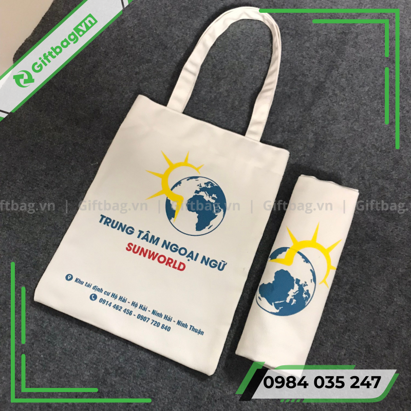 Túi Canvas Trung Tâm Anh Ngữ