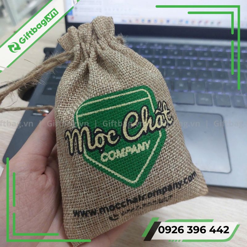 Túi Vải Đay Dây Rút