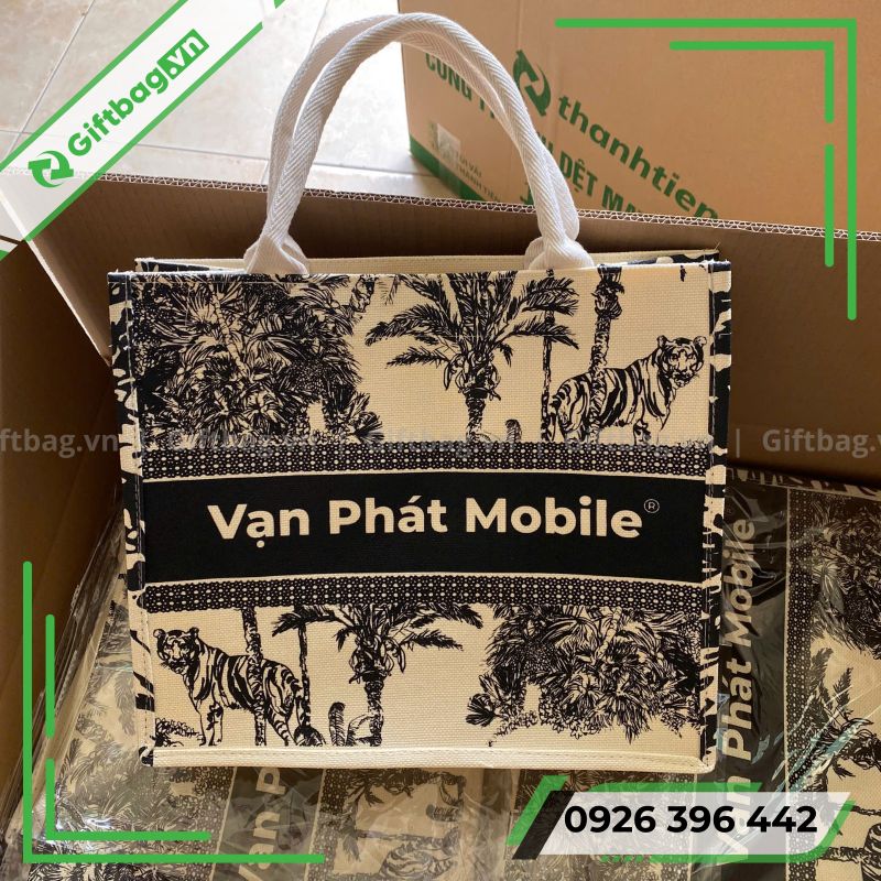 Túi Vải Linen Vạn Phát Mobile