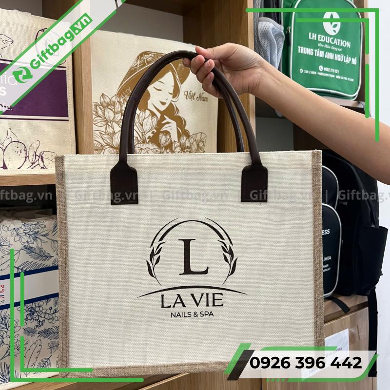 Túi Linen Đay Nails Spa LA VIE