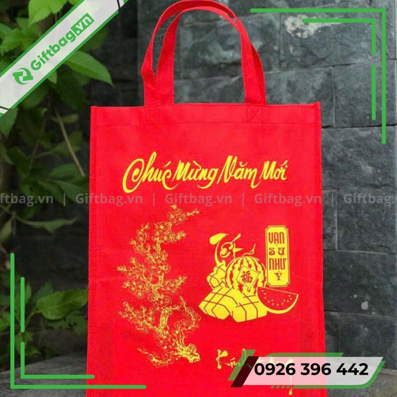 Túi Vải Không Dệt Chúc Mừng Năm Mới