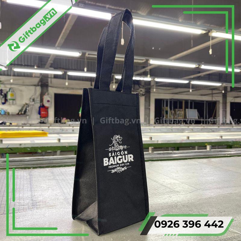 Túi Vải Không Dệt Màu Đen