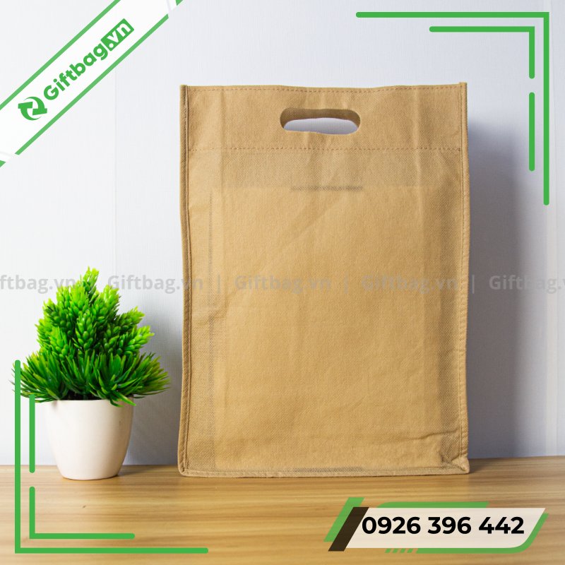 Túi Vải Không Dệt Màu Nâu